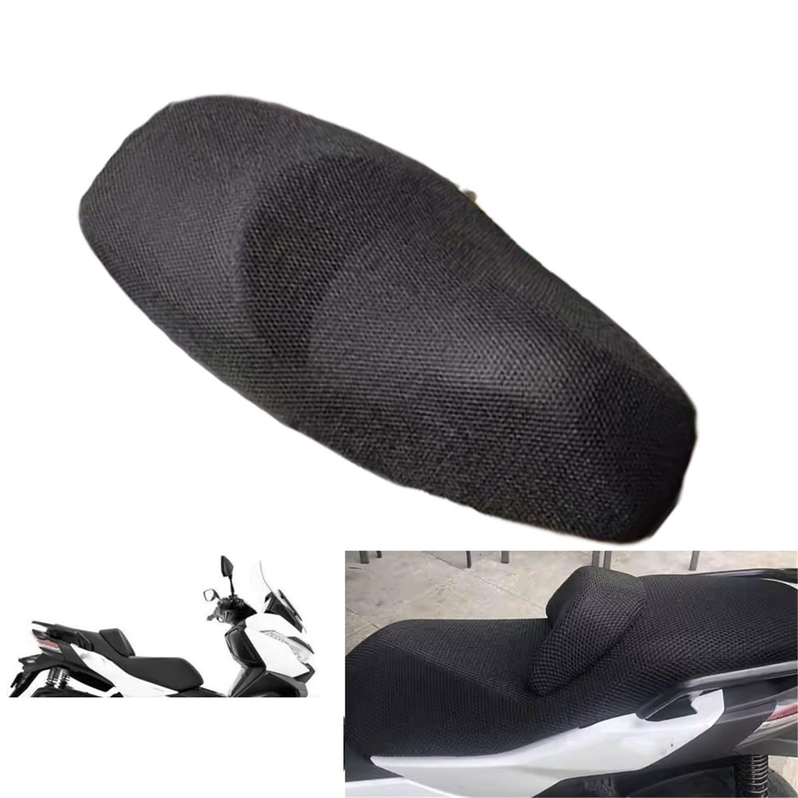 Moto 3D Protezione Solare Traspirante Maglia Di Cuscino Per Loncin Per VOGE SR4 MAX SR4MAX Tessuto Nylon Sella Copertura Della Sede