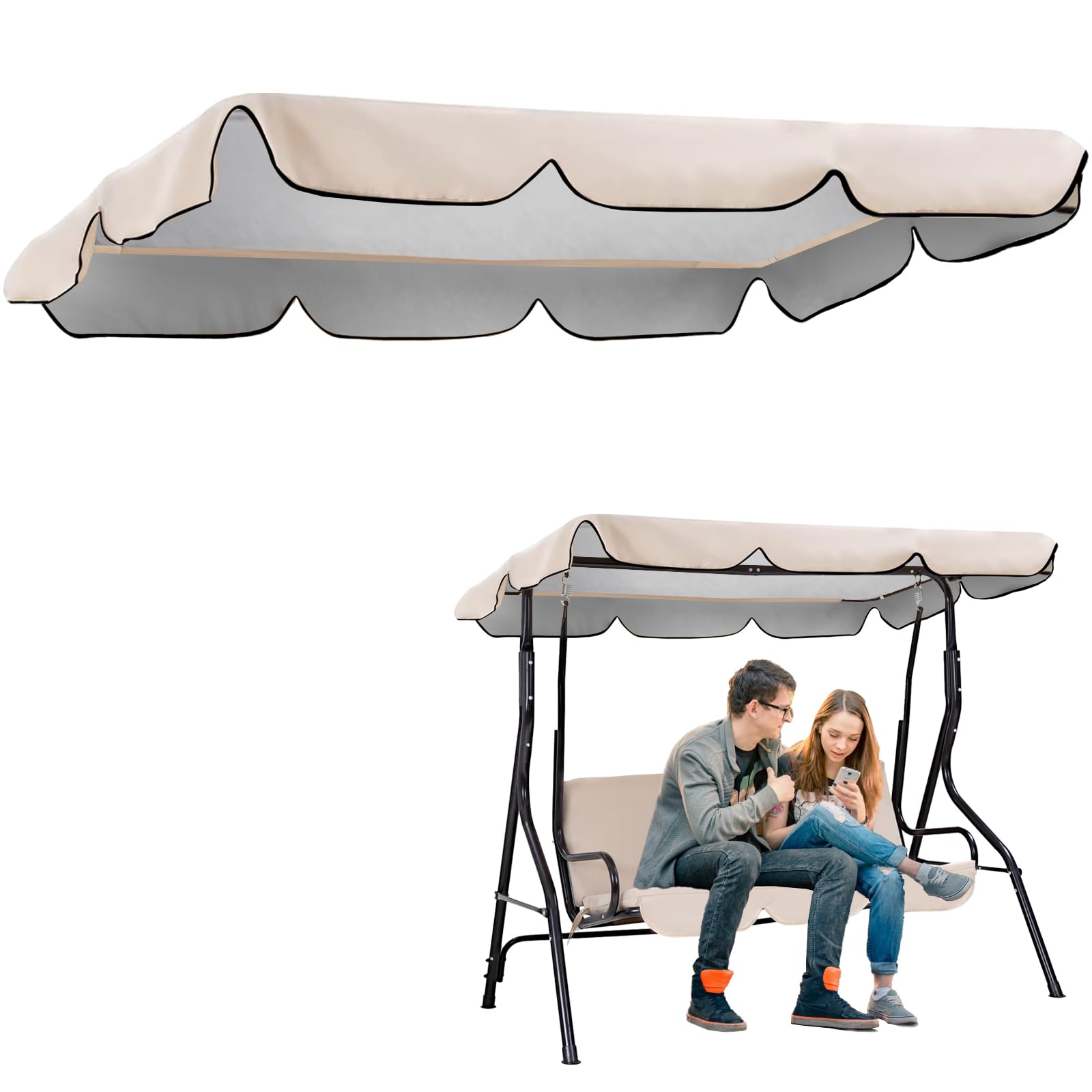 Toldo de Recambio para Columpio de jardín
