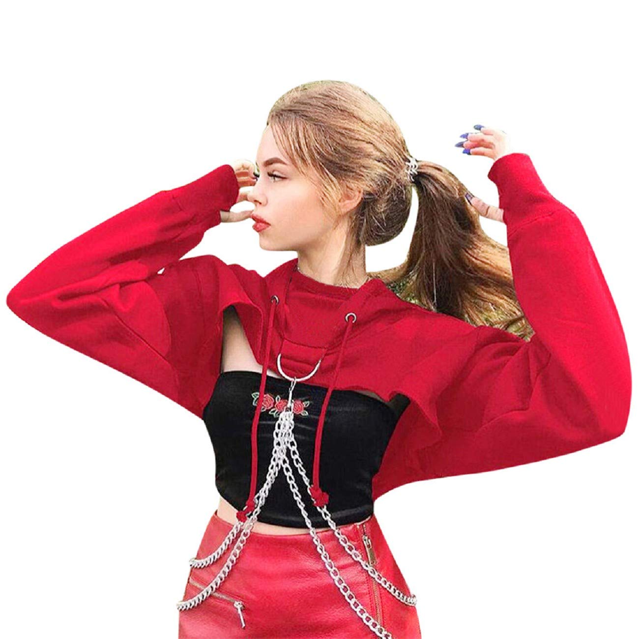 Blouse pullover crop top Outlet