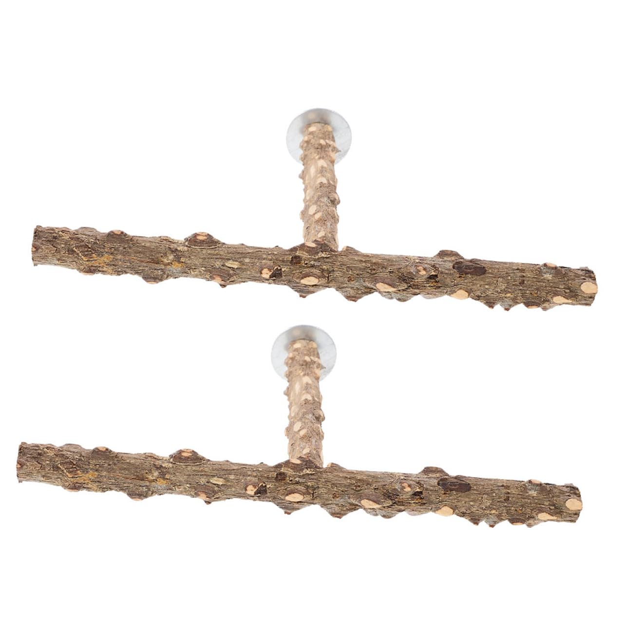 POPETPOP 6pièces Perchoir pour Oiseaux Naturel Jouet De Broyage pour Cage à Oiseaux Accessoires pour Perruches Et Perroquets