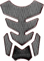 Vista 3 de 1 juego de calcomanía 3D universal para tanque de combustible de motocicleta, protector adhesivo para tanque de combustible, almohadilla impermeable