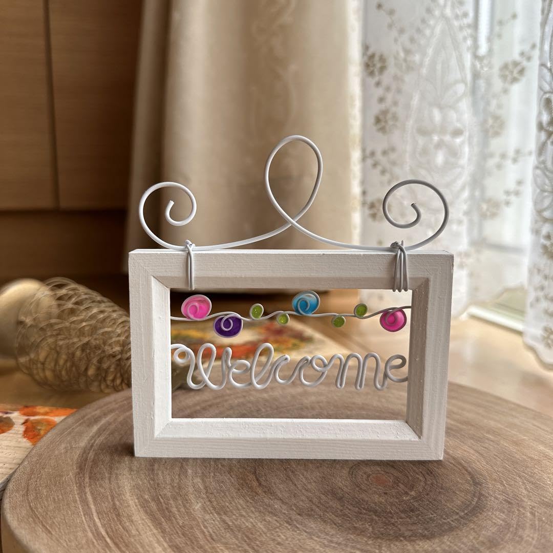 Amazon.co.jp: ウェルカムパネル 玄関 壁掛け 壁飾り ウェルカムボード