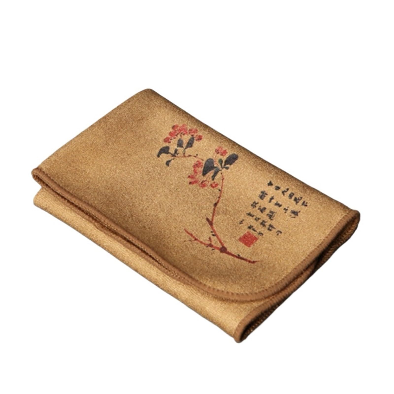 FGUJSUR Tea Towels Painted Tea Towel Absorbent Rag Thickened Table Cleaning Cloth Cotton Household Kitchen Dish Towels(Color5)