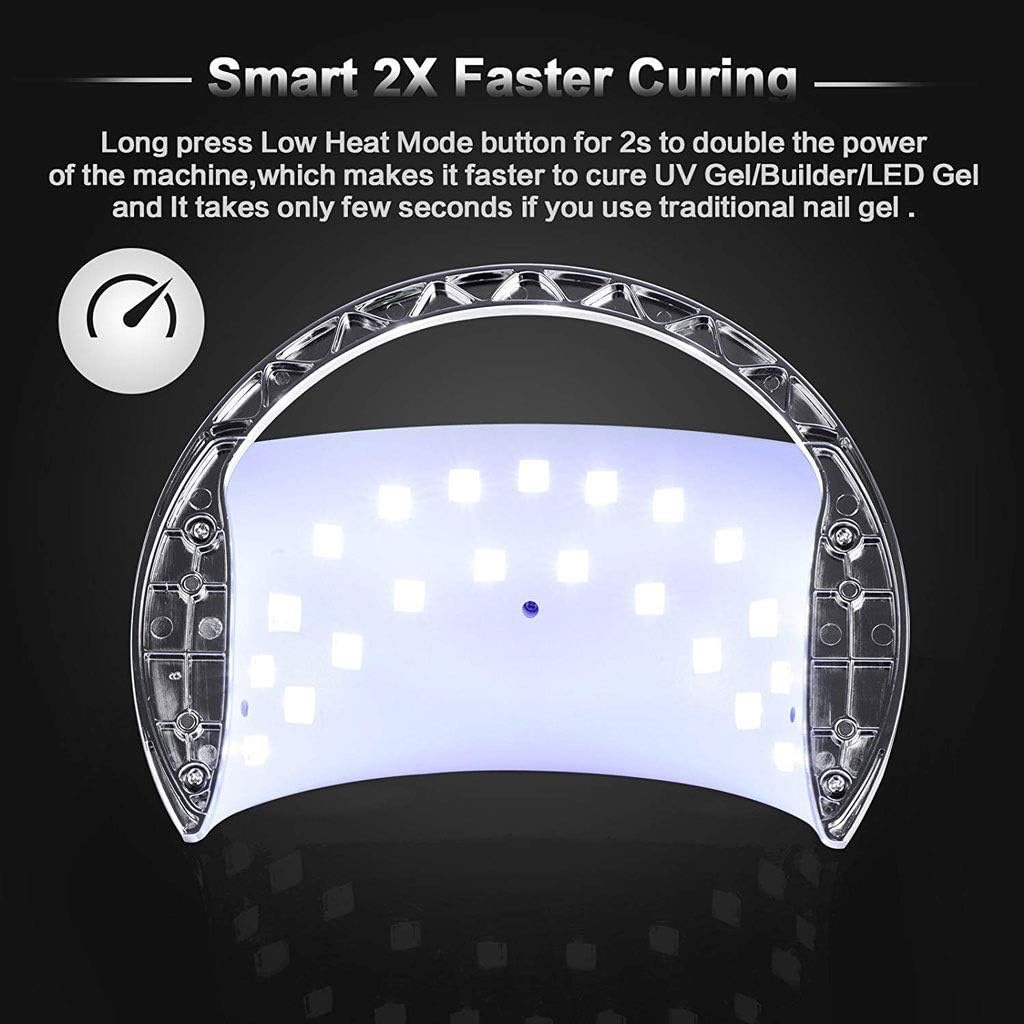 Nail Lamp-for Gel Dryer with Timer Setting, Art Tools with Automatic Sensor