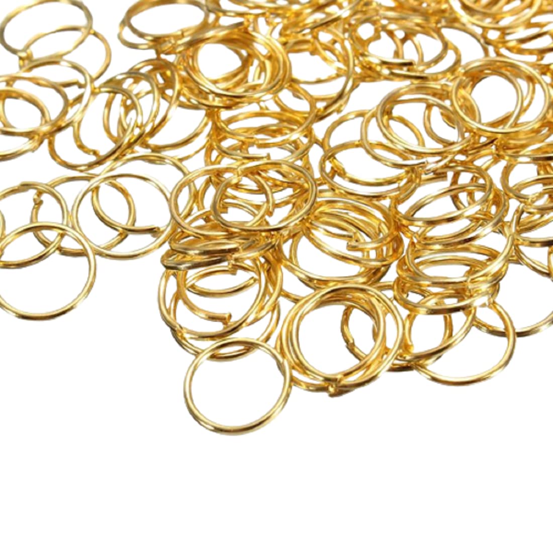 1000 Pieces Jump Rings for Earring/Necklace/Bracelet/Jewellery Making and Other Crafts (8 mm, Gold)-image-24