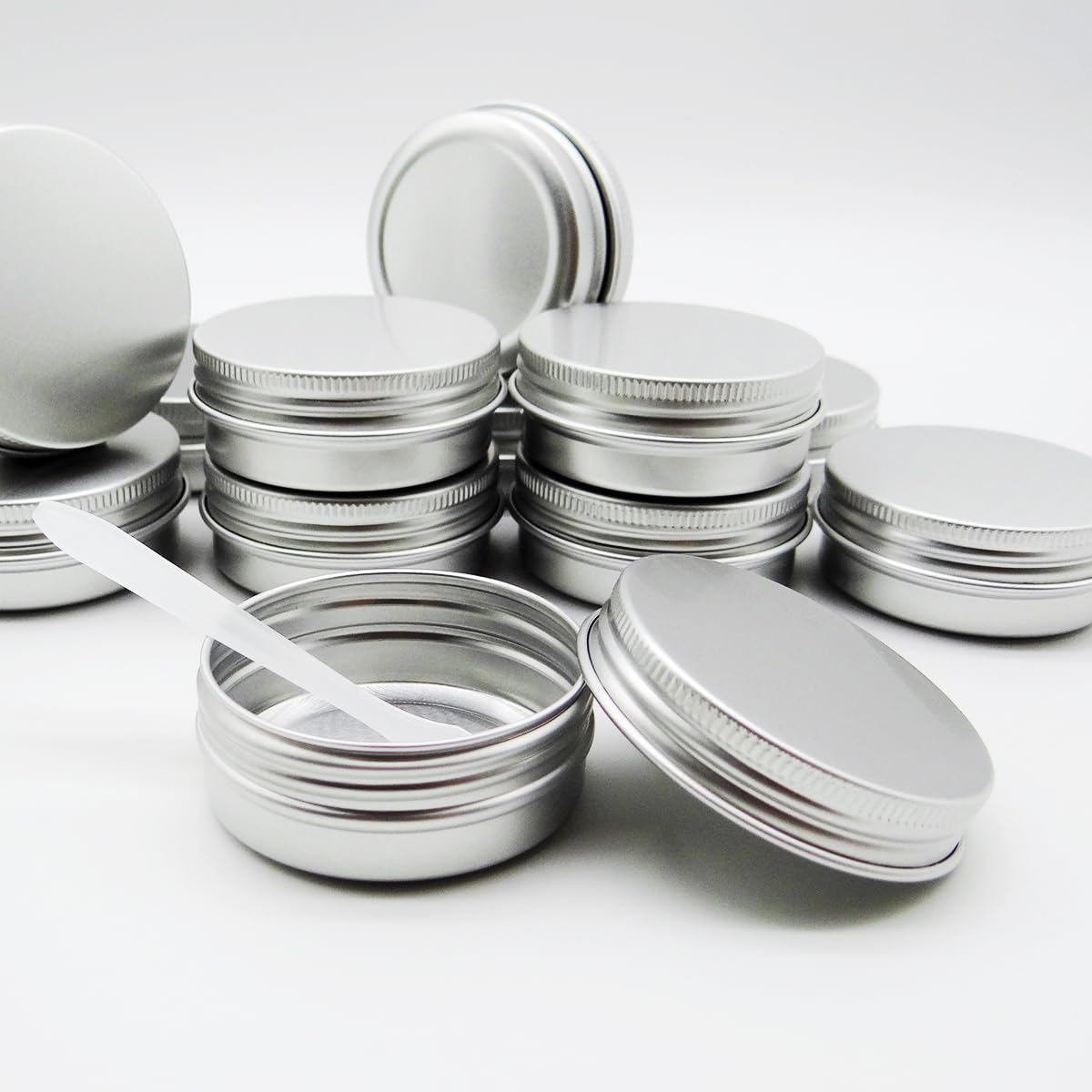 Wopanxye 12pcs 1oz 30ml Aluminum Tin Jar, 30g Refillable Makeup Container - Image 3