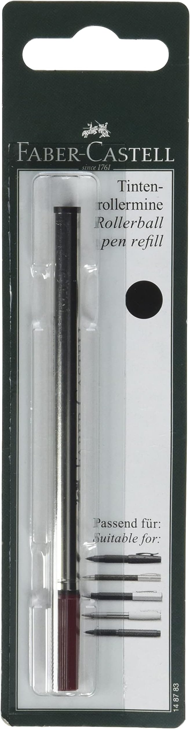 Faver Castell Recambio Faber-Castell Para Roller- Color Negro