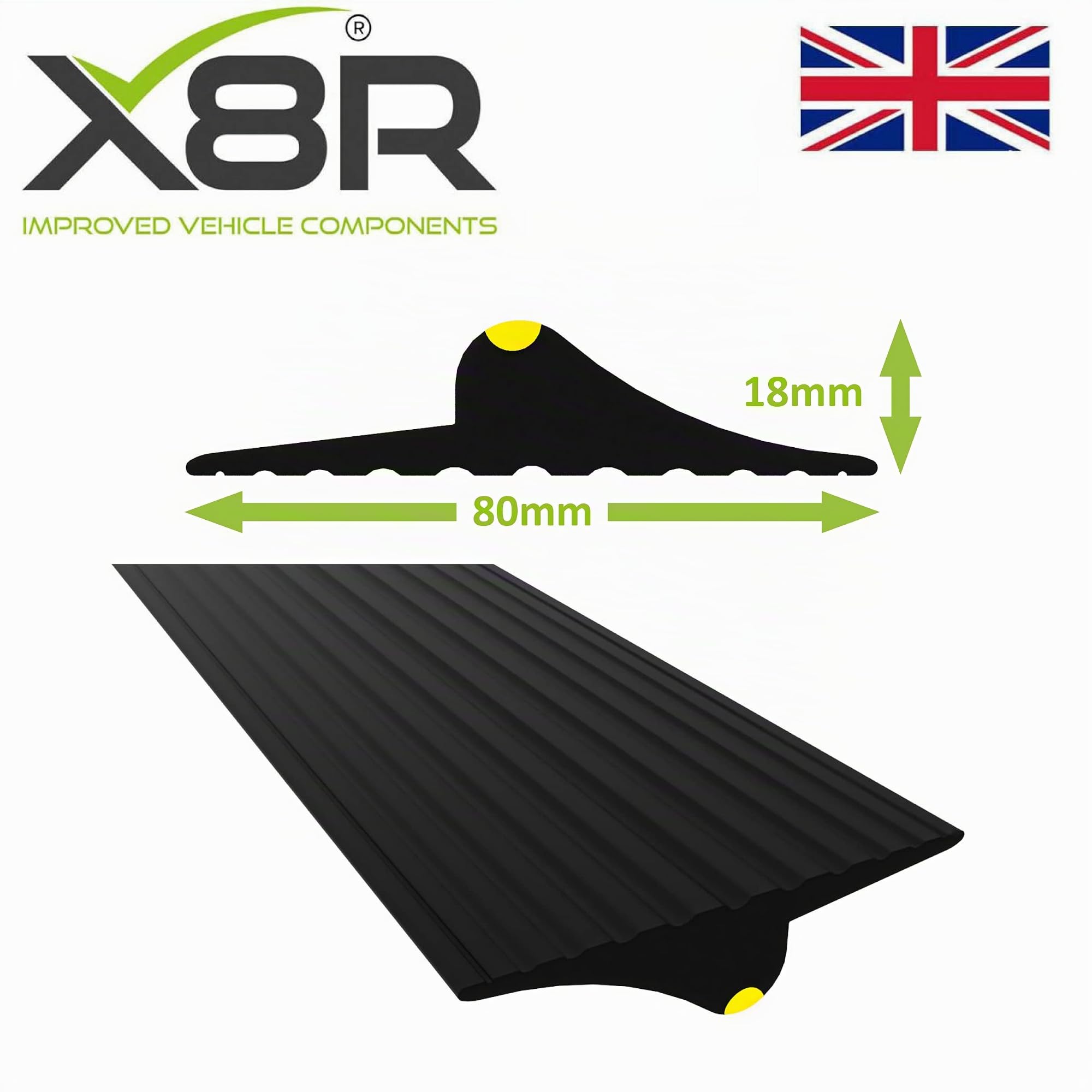 X - Paraspifferi in gomma resistente per porta del garage, soglia di pavimento, antipioggia (3 m)
