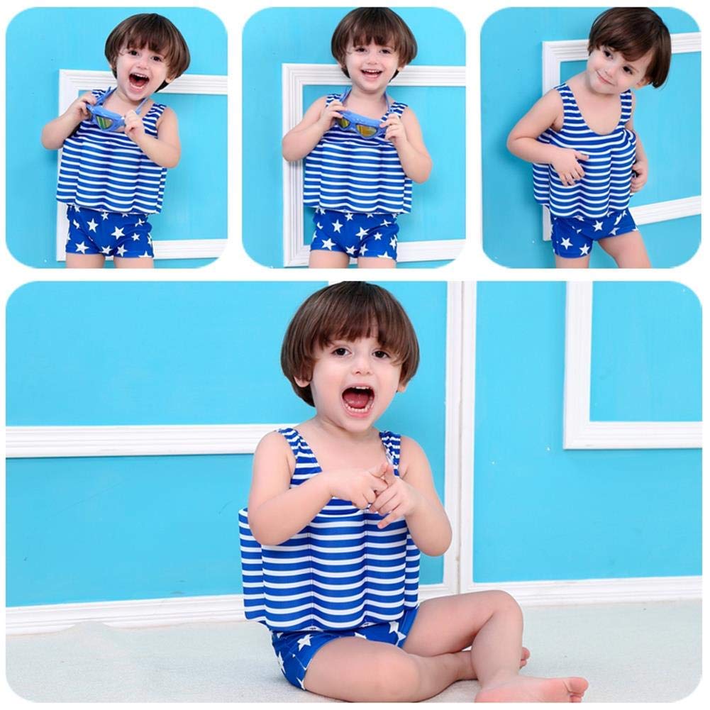 IBTOM CASTLE Kids Baby One Piece Swimsuit Toddler Swimsuit Swim Vest Swimwear Bathing Suit for Boys and Girls 4-5T