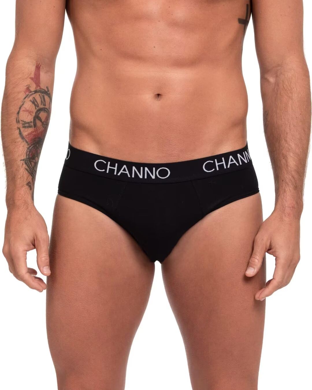 Channo Slip da Uomo in Cotone, Tinta Unita e Uniforme