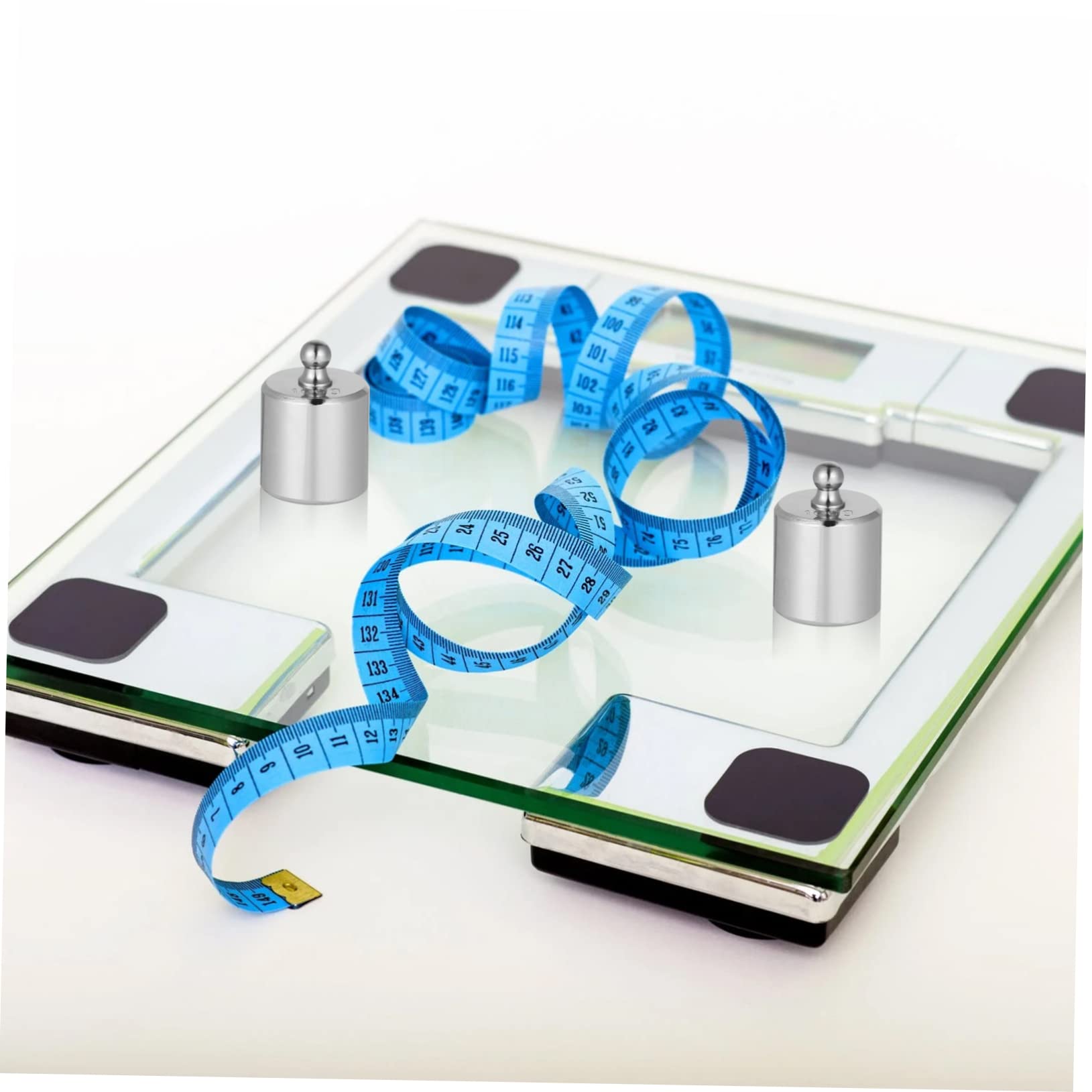MAGICLULU Lot de 3 Poids D’étalonnage Chromés M2 de 100g, Instrument Pédagogique Précision pour Balance Électronique, Poids Calibrage Laboratoire Scientifique et Éducatif