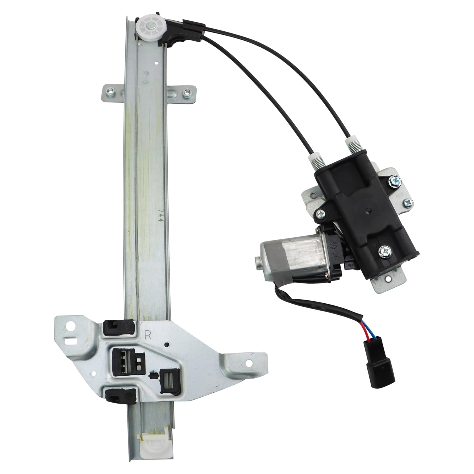 TRQ Rear Right Power Window Regulator & Motor Assembly Passenger Side Compatible with 1997-2005 Buick Century 1997-2004 Regal 1998-2002 Oldsmobile