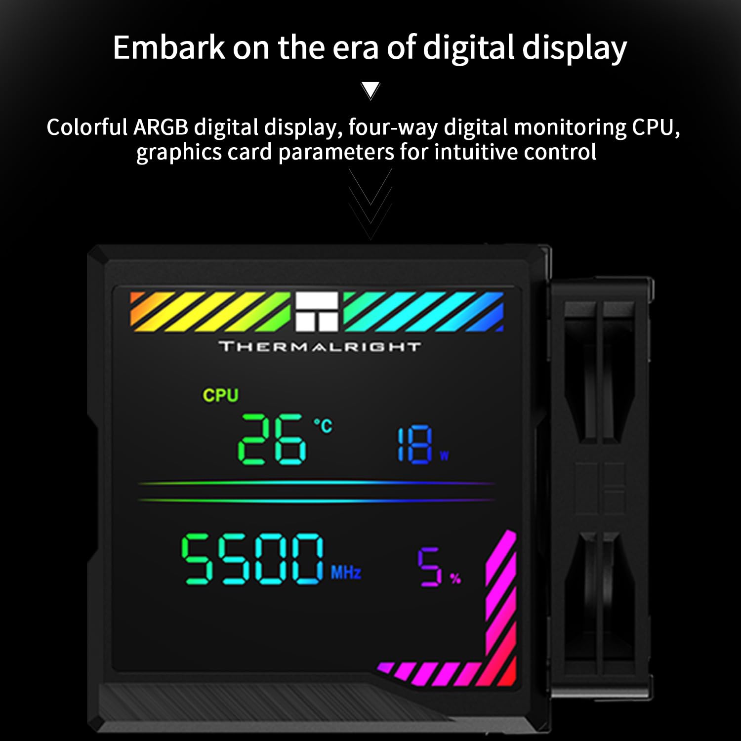 Thermalright Peerless Assassin 140 - Enfriador digital negro para CPU, ventiladores PWM dobles con velocidad de 1850 rpm, compatible con Intel lga1700/1851/115X/2011/1200, AMD: AM4/AM5, refrigeración