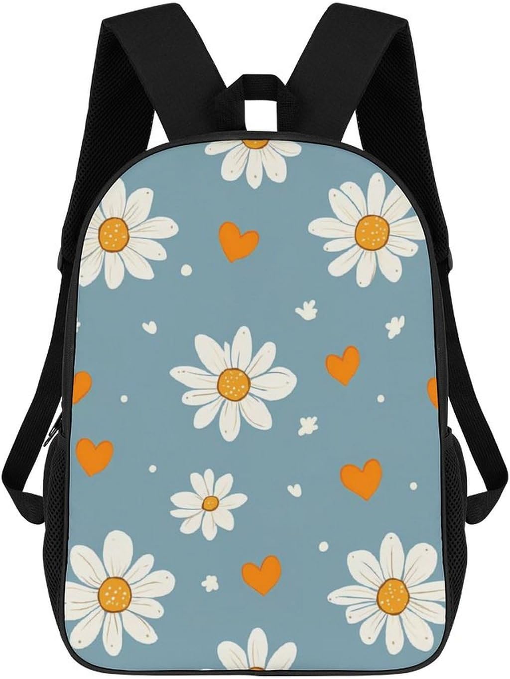Daisy Flower Laptop Backpack for Men Women 17 Inch Shoulder Bag Travel Daypack