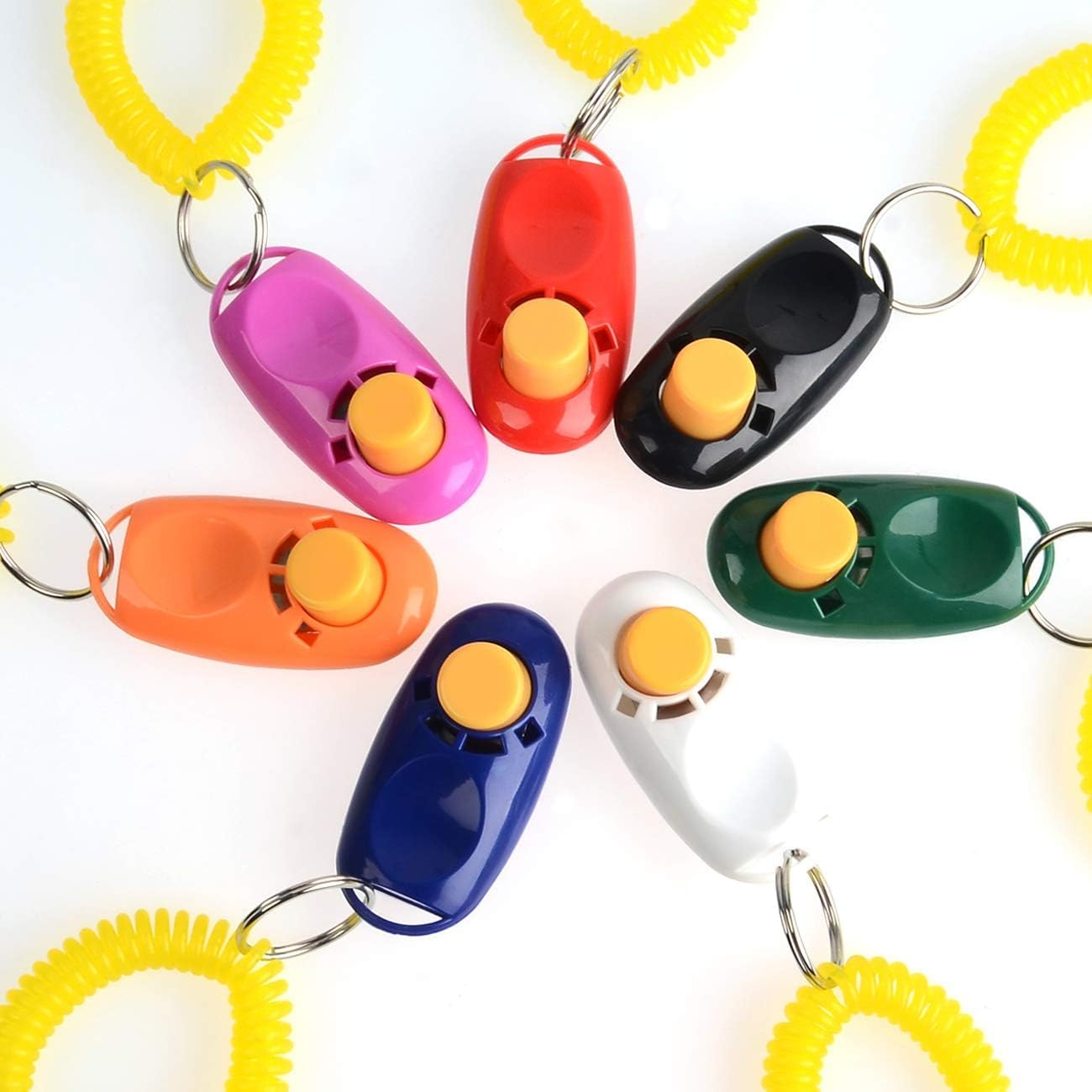 ONELINK MALL Universal Animal Pet Dog Training Clicker with Wrist Bands Strap, Dog Clickers for Pet Dog Training & Obedience Aid 3