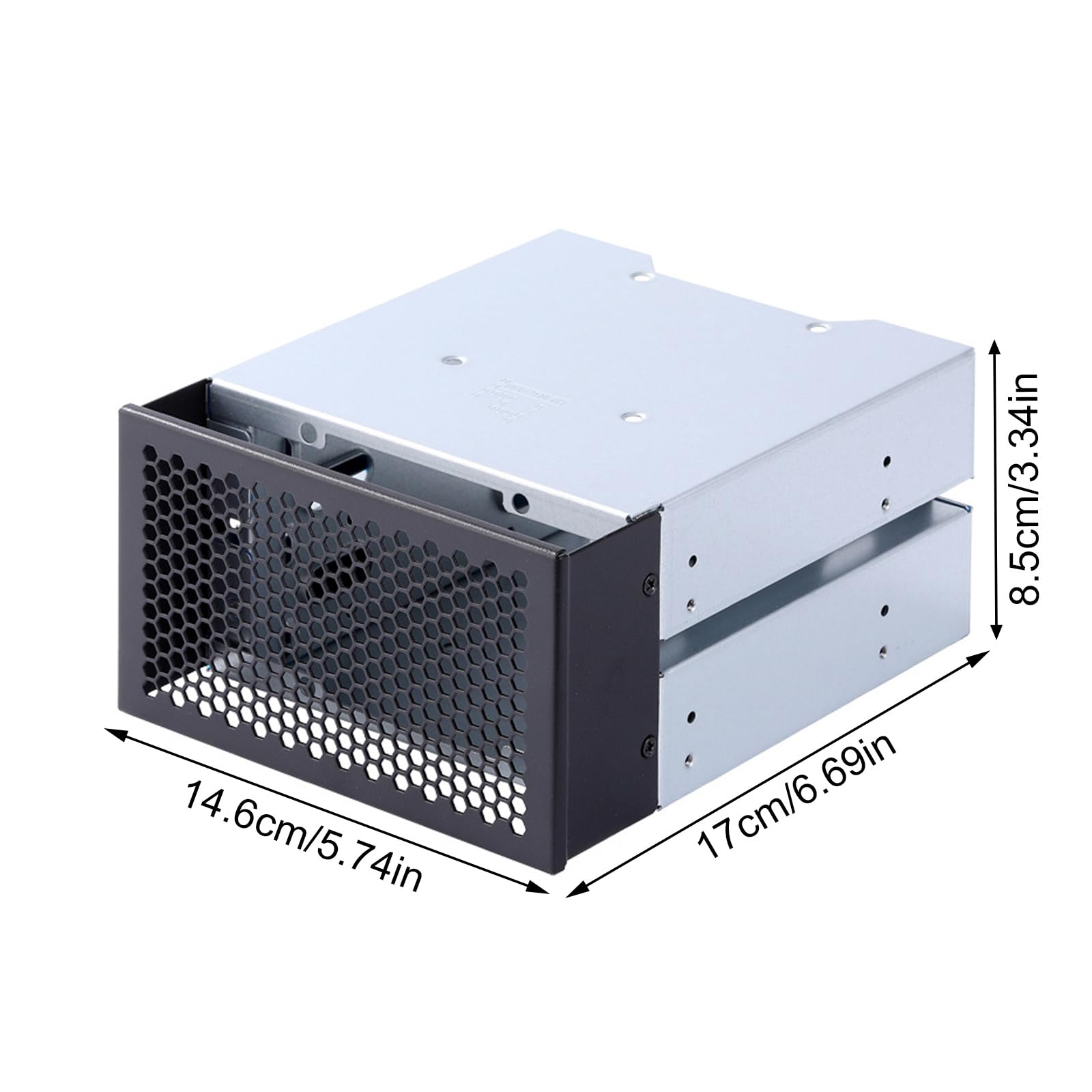 ordinarYone 3 Bay 3.5 "Tre Disco Disco Rigido Cage 2 Chassis Drive Chassis Box Espansione Computer Caso di Immagazzinaggio