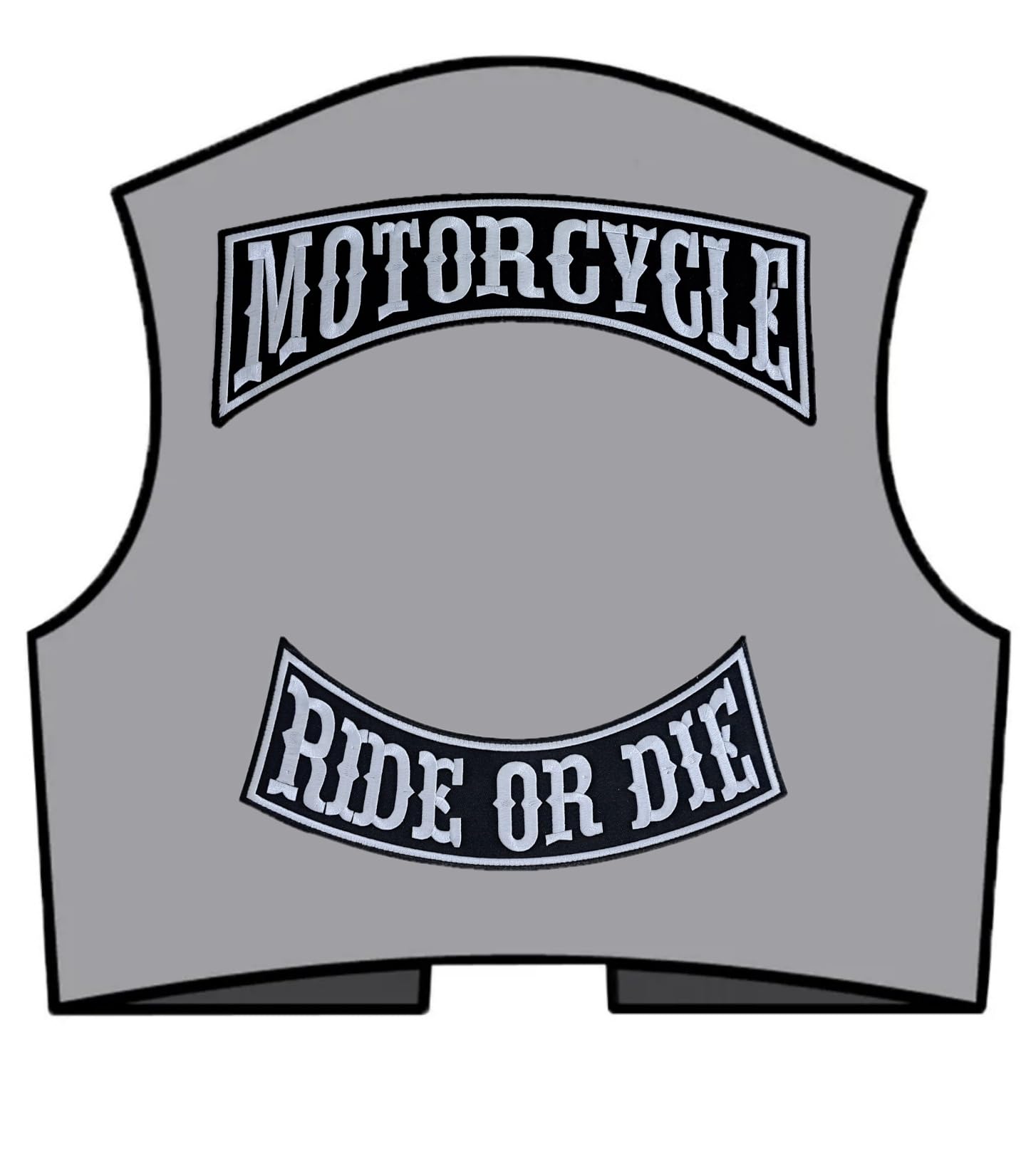 Juego de 5 parches bordados termoadhesivos para motocicleta, diseño de bulldog bordado en Pilot Motorcycle, para chaleco de moto, para decorar ropa de moto, chaleco DIY