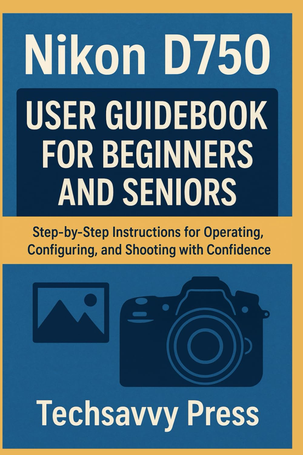 Nikon D750 User Guidebook for Beginners and Seniors: Step-by-Step Instructions for Operating, Configuring, and Shooting with Confidence (Camera User Guidebooks)