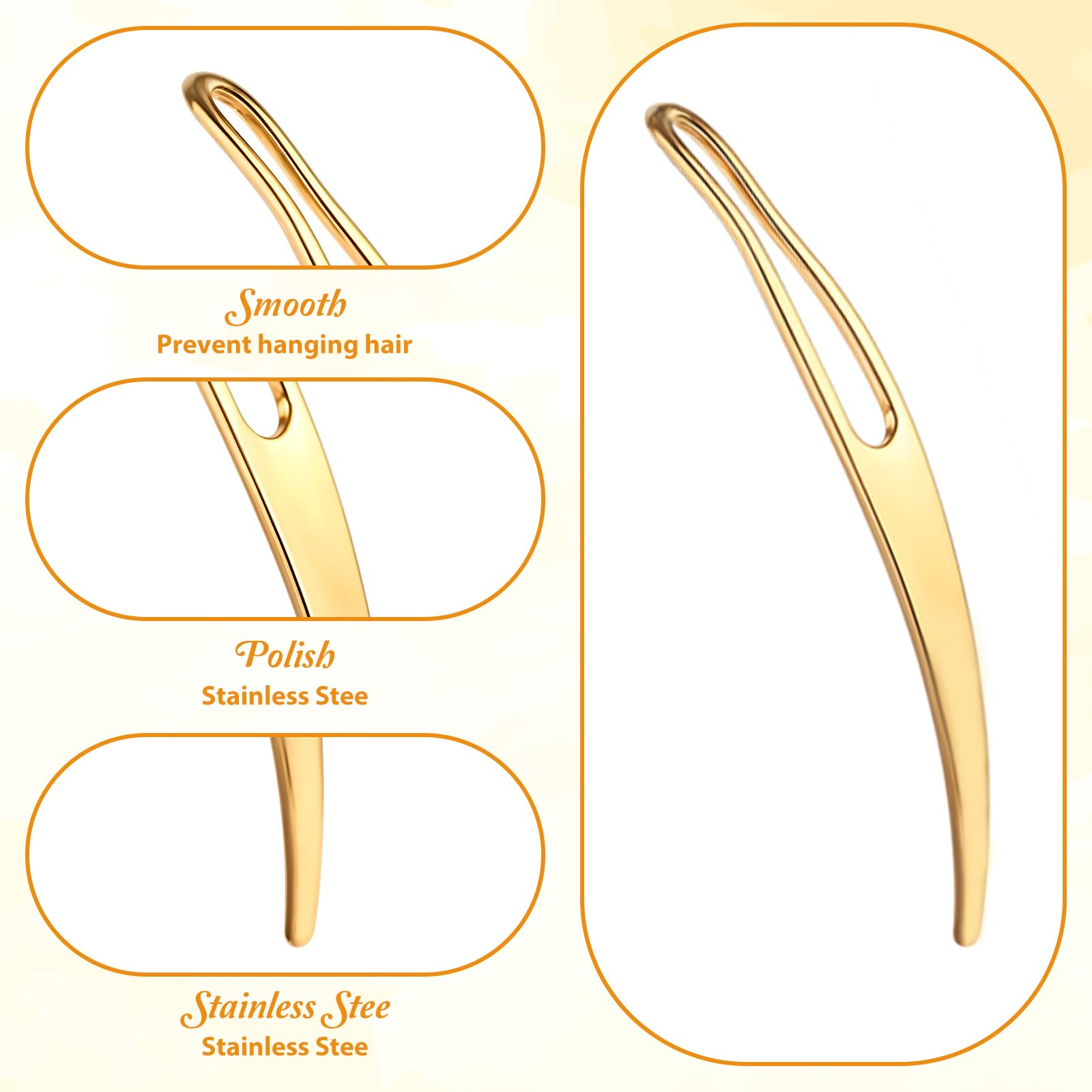 8 Pcs Interlocking Tool for Locs, Sisterlock Retighten Tool, Dreadlock Crochet Needle for Maintaining Dreadlocks & Hair Extensions - 5