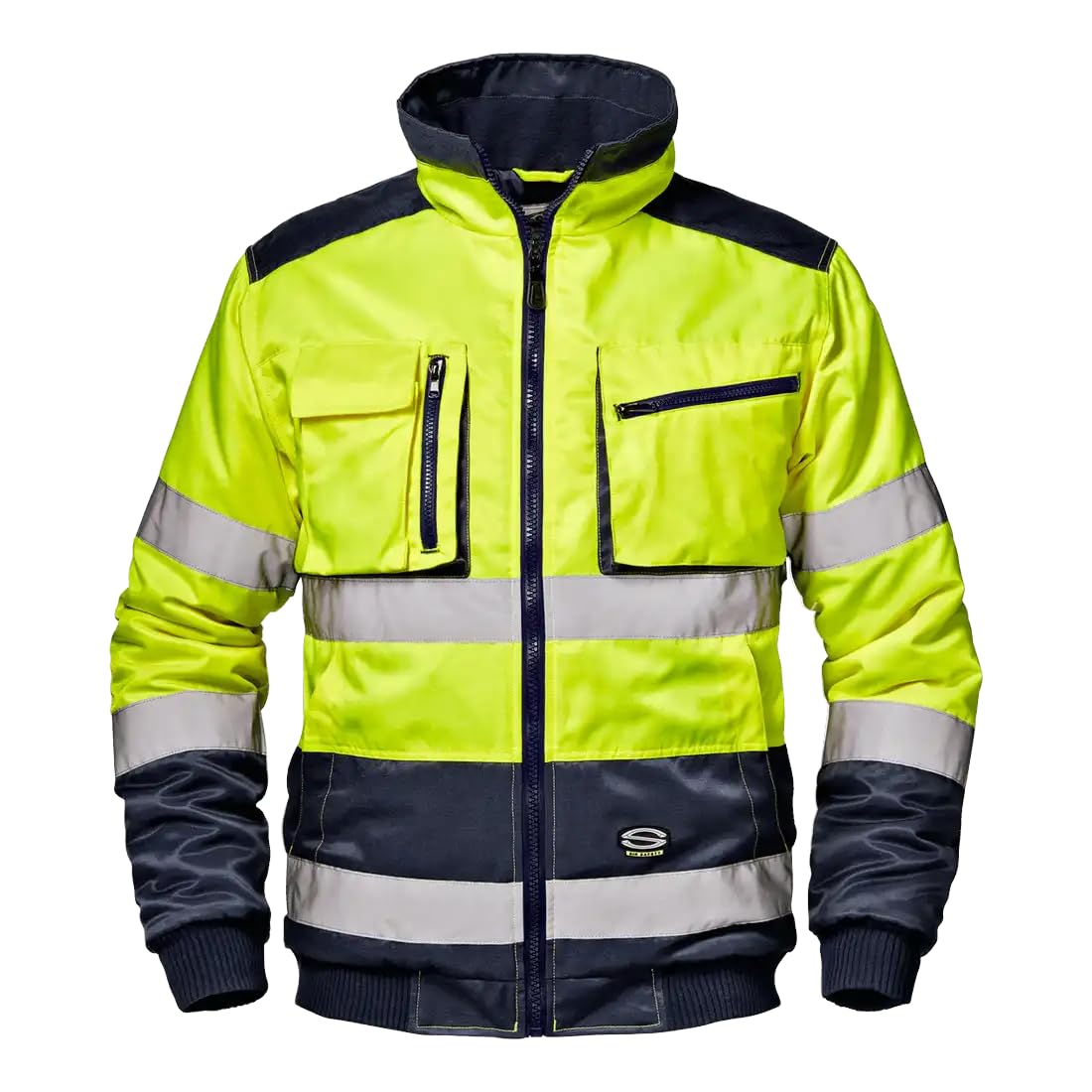 Sir Safety System MC4123HCXX Morgan Gilet de sécurité de sécurité Orange/bleu Taille XX (Jaune, M)