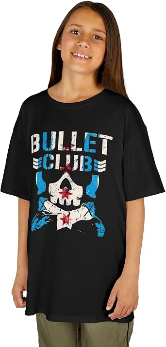 CM Punk Bullet Club Kids Tshirt Pro Wrestling Tee Shirt T-Shirt for Youth Kids