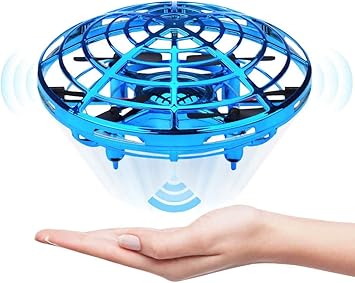 Amazon ハンマートイqunqene ドローン 小型 こども向け おもちゃ ミニ ジェスチャー制御 Usb充電 回転 自動回避機能 高度維持 ２段速度調整 日本語取扱書付き 子供 誕生日 クリスマス プレゼント 男の子 女の子 6歳 7歳 8歳 9歳 10歳 11歳 12歳 青 ハンマートイ