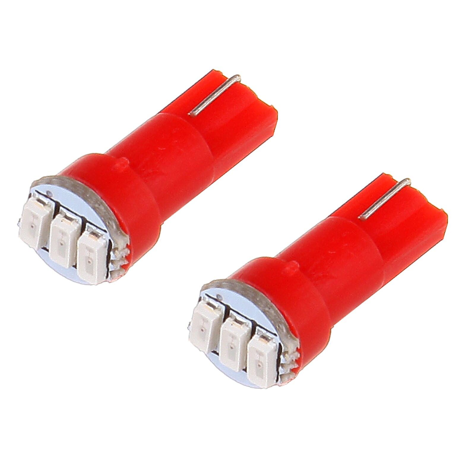 ECCPP 10x Instrument Cluster Dash Panel Lights T5-3-3014-SMD-RED 17, 18, 27, 37, 58, 70, 73, 74, 79, 85, 86, 206, 207, 286, 306, 307, 308, 406, 407 2721