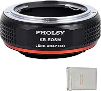 Vista 7 de PHOLSY Adaptador de montaje de lente Nikkor F a EF-M Compatible con lente Nikon F (AI) a Canon EF-M (EOS M) Cuerpo de cámara de montaje EOS M, M2