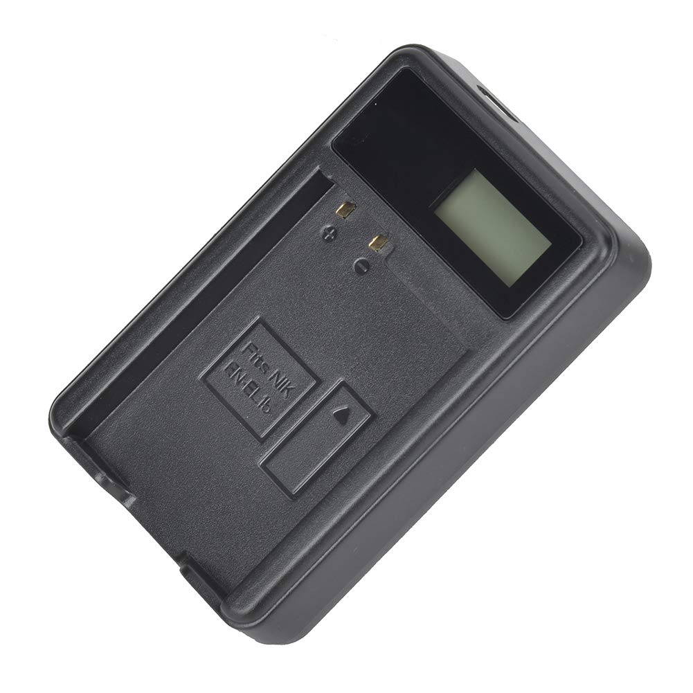 Cargador de batería EN-EL15 con pantalla LCD SEIVI para cámaras D800 D750 D7000 7