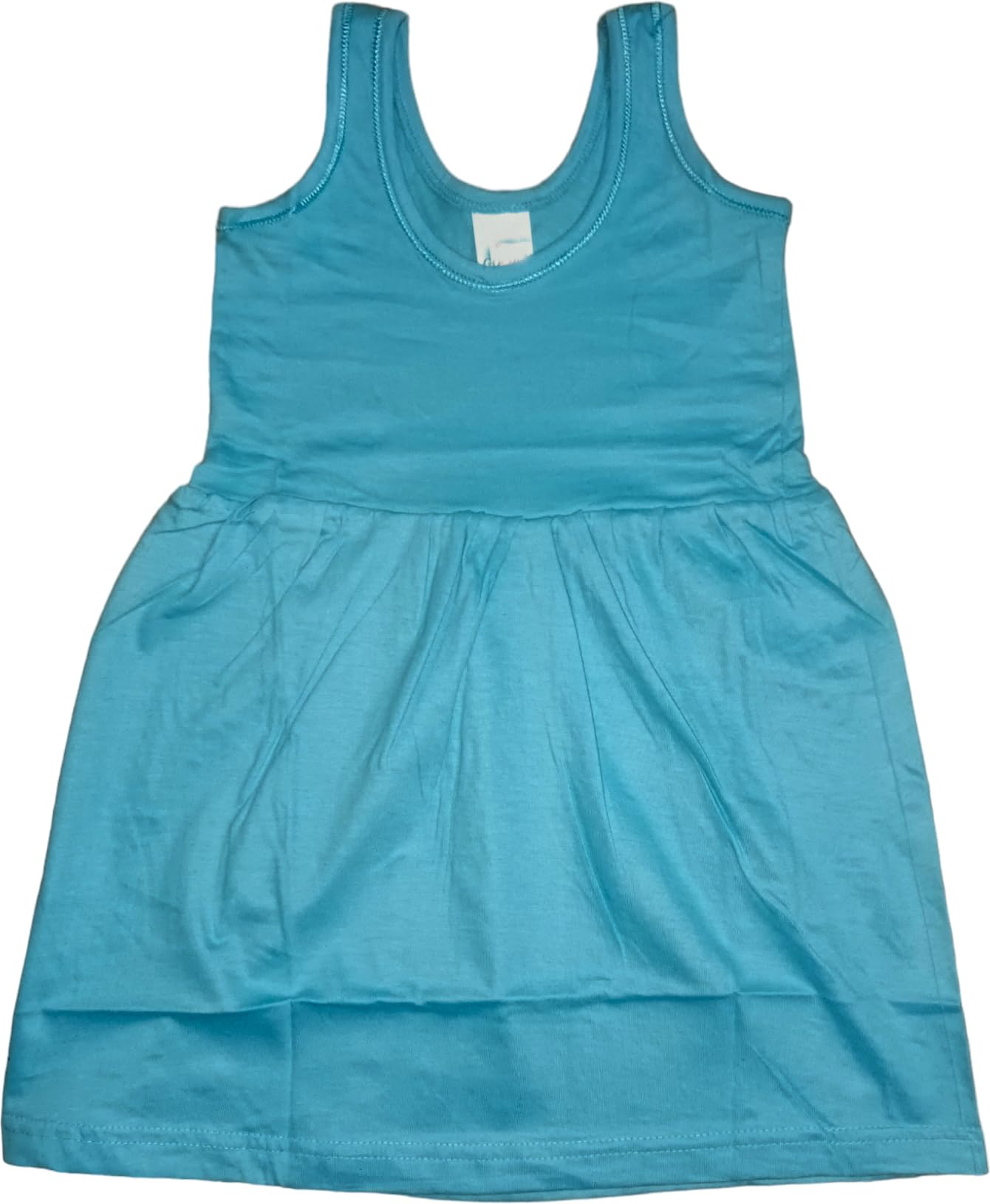 Girls Cotton Full Length Multicolor Comisole/Slip/Spaghetti/Pack of 1