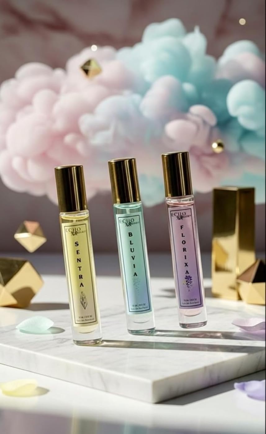 Premium Perfume Gift Set, 3 x 15ml Premium Fragrances Sentra, Bluvia & Florixa Collection for Women-image-30