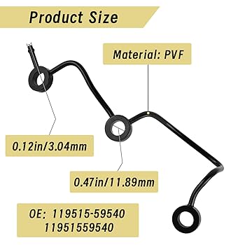 Amazon.com: MuHize Fuel Overflow Return Pipe Assembly - Fuel