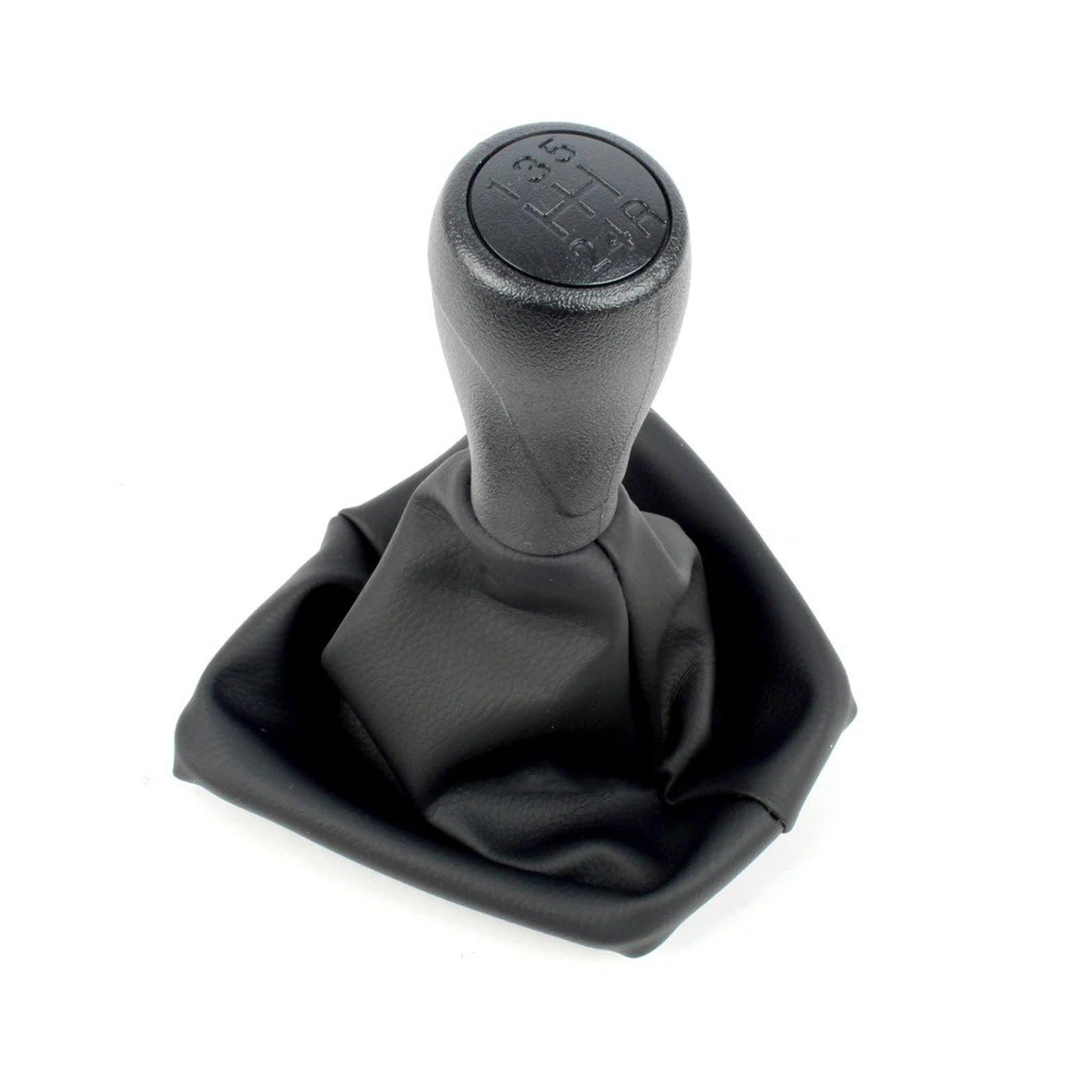Vavgkdkpzb 1 Set Shifter Lever Handle For Fiat Fiorino 2016-2021 Car-Styling 5 Speed Gear Stick Shift Knob Level Leather Boot(1 Set)