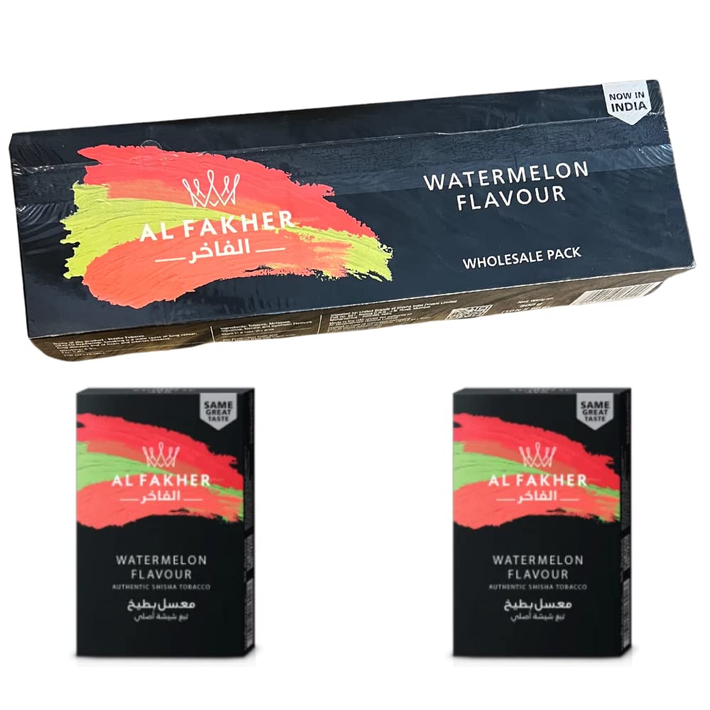 その他 AL FAKHER 500g Water melon Al Fakher Watermelon 100% Herbal Hookah Flavor, 50gms | Non