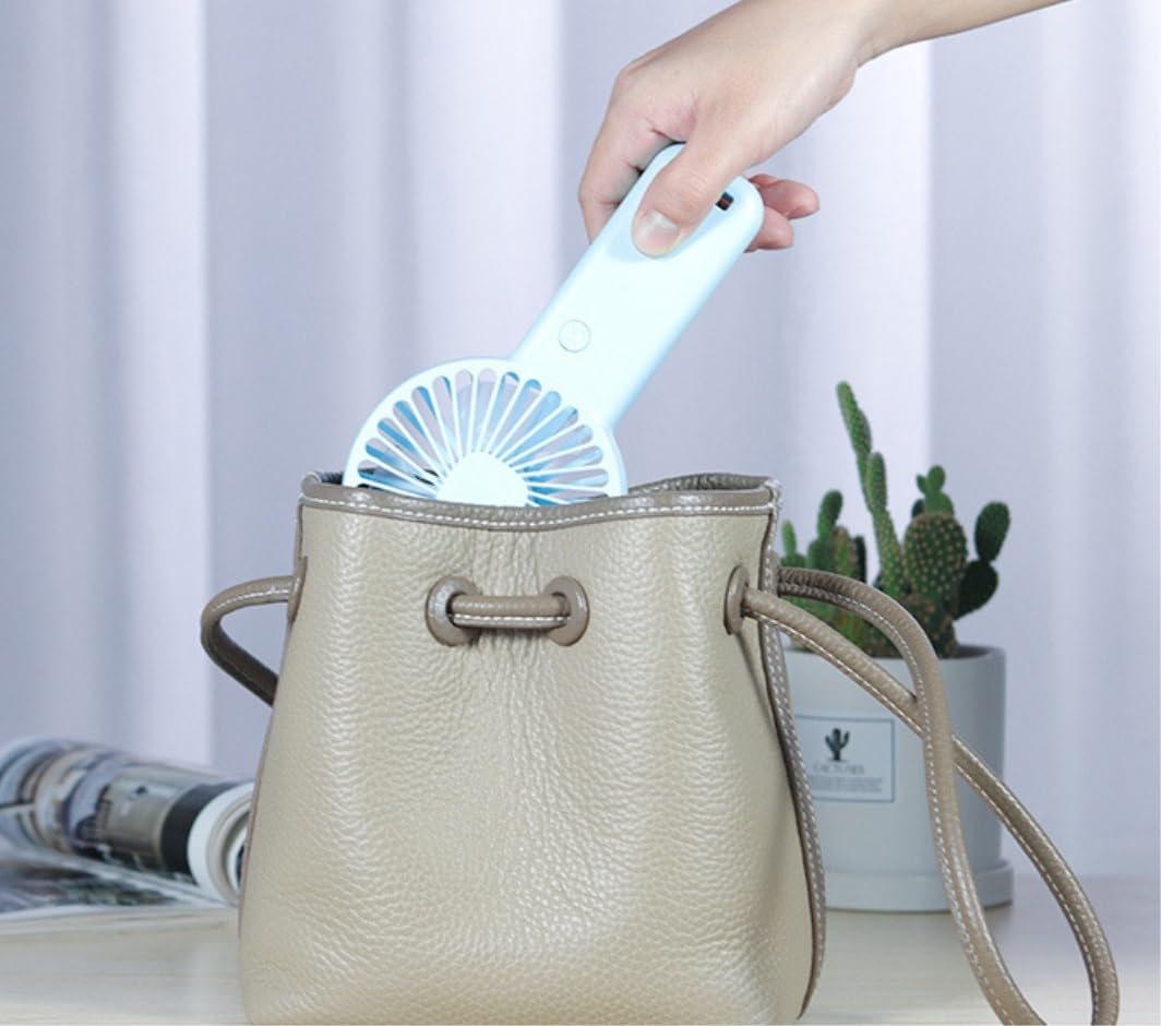 Ventilatore di Raffreddamento, Ventilatore Portatile Da Collo Piccolo Pieghevole Multifunzionale Ventola Di Raffreddamento USB Per Ufficio All'aperto Forte Vento