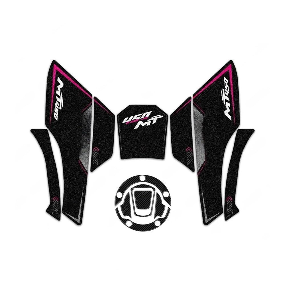 Tank Pads Motorcycle Tank Cap Scratch Protection for 450MT 450 MT 2024 Pad Sticker Fuel Decals
