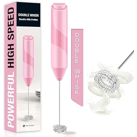 Professional Pink Milk Frother