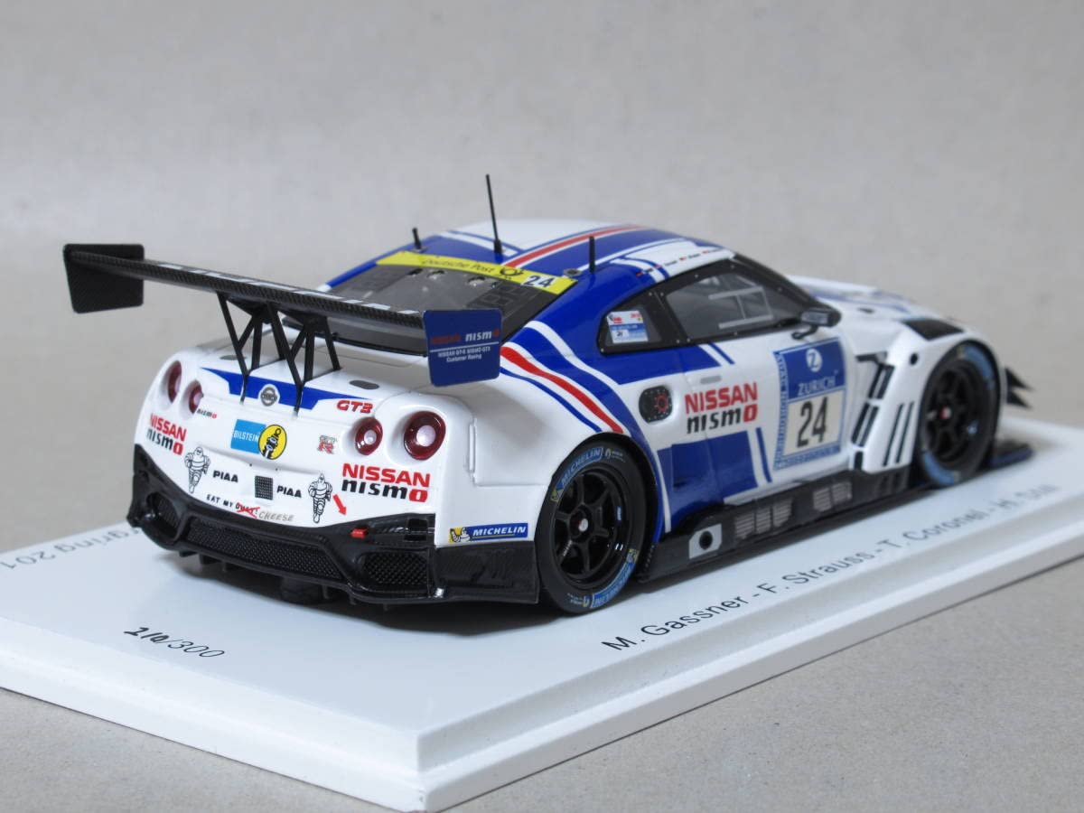 1/43 Nissan GT-R Nismo GT3 2016年ニュル24時間 1/43 Nissan GT-R Nismo GT3 2016年ニュル24時間 1/43 Nissan GT-R