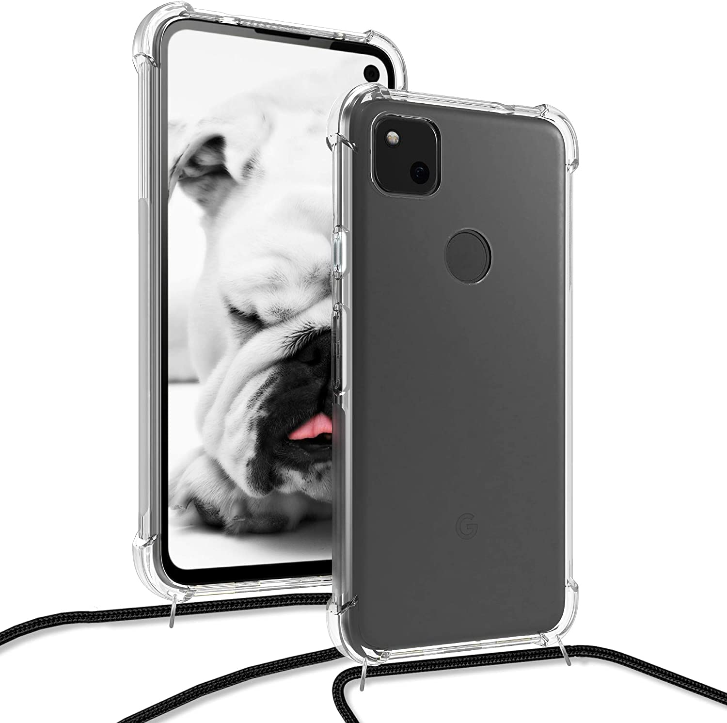 Coque Silicone Avec Collier Pour Google Pixel 4a - KWMobile, Neuve
