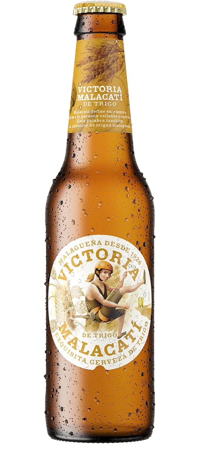 Victoria Malacatí | Cerveza De Trigo | Refrescante | Dulce y Amarga | Caja 24 Botellas x 33 cl