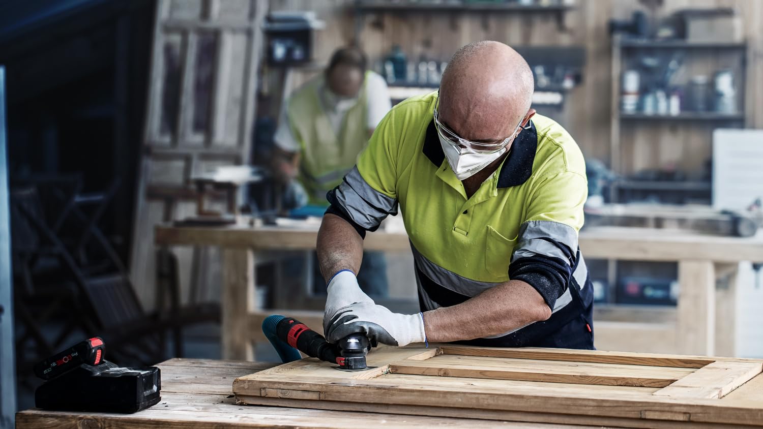 Bosch Professional 1x Hoja de multiherramienta Expert Sanding Plate MAVZ 116 RT10 (para Madera dura, Madera blanda, Ø 116 mm, grano 100, accesorios Multiherramienta)