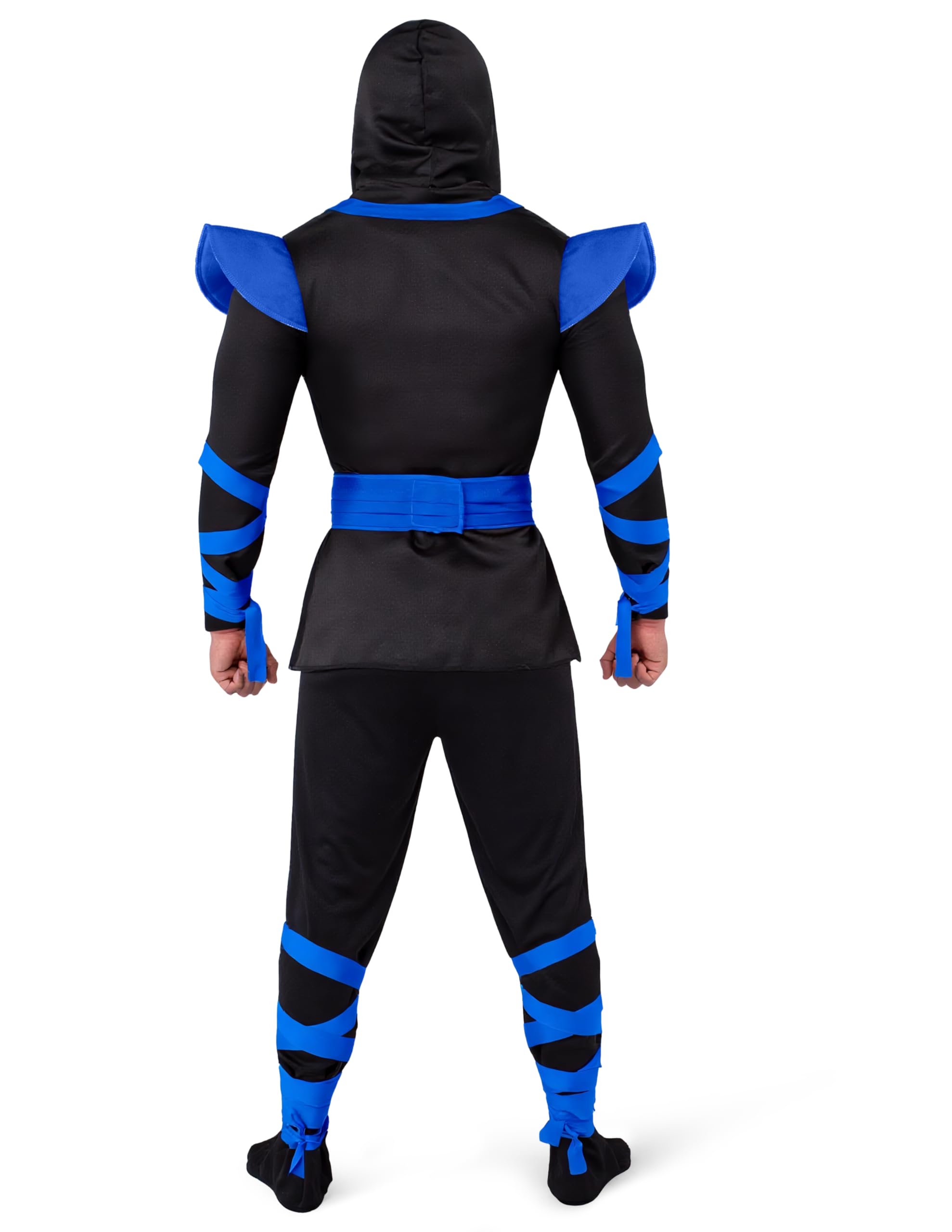 Spooktacular Creations Męski kostium ninja, kostium na Halloween, dla dorosłych, ninja na Halloween, imprezę cosplay