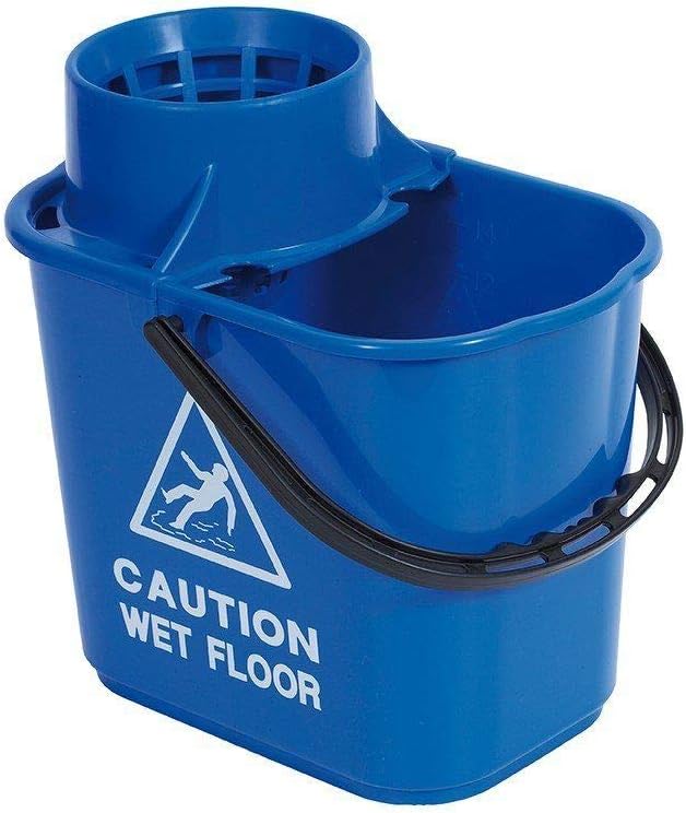 Contico Mop Bucket Wringer 15Ltr Blue SM15BL, by Contico