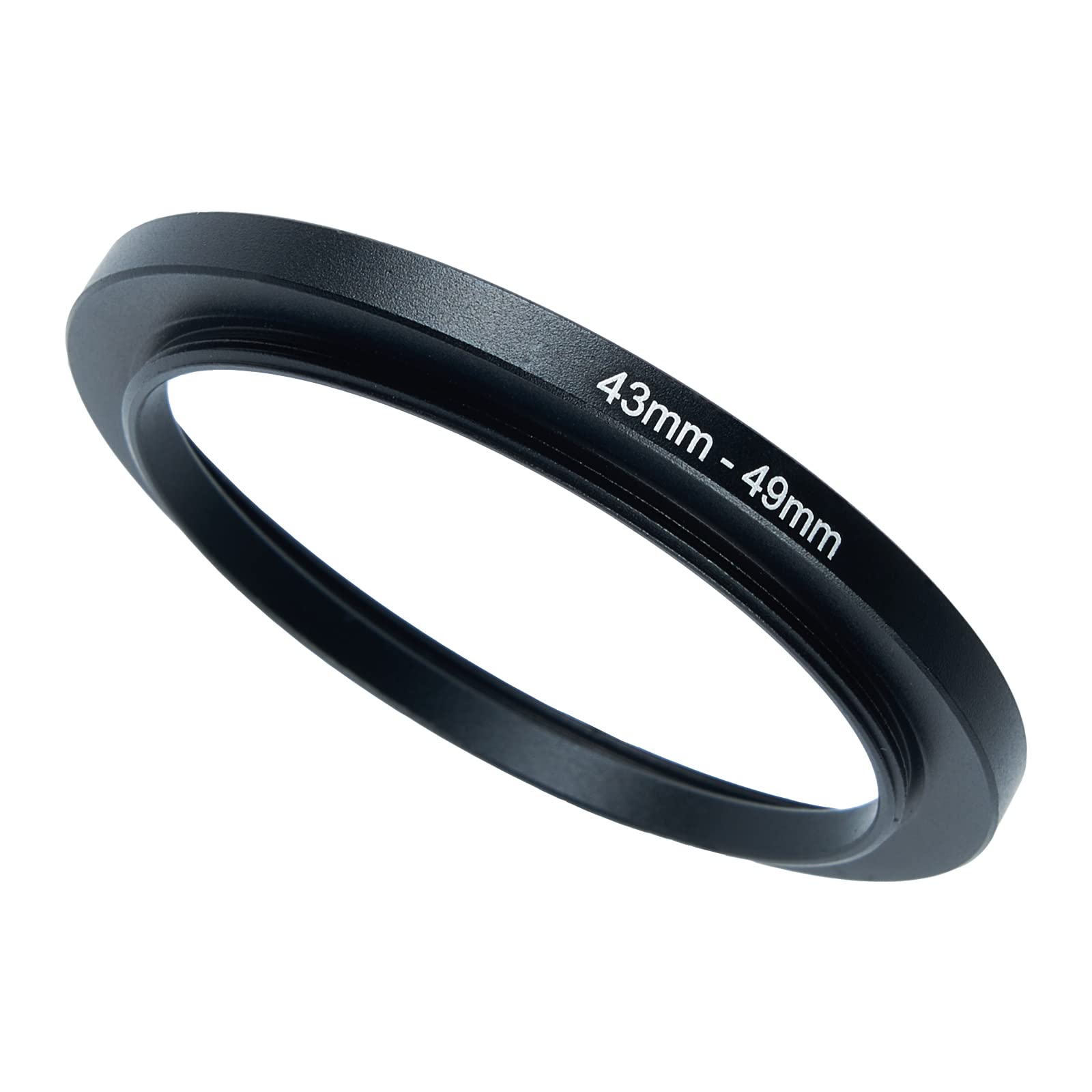 43mm to 49mm Step-Up Ring Filter Adapter for All Brands UV ND CPL Metal Ring Step-Up Rings Adapter Filter (43mm-49mm)