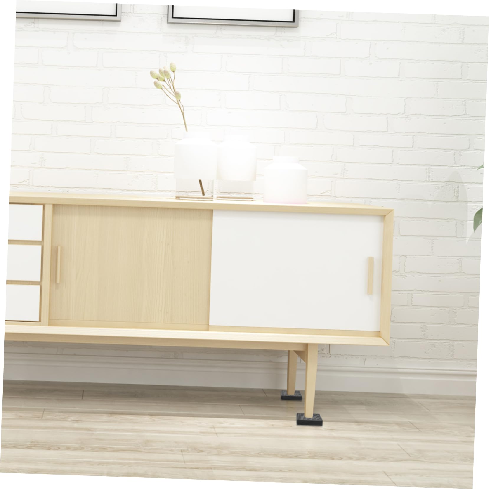 OUNONA Anti-Vibration Pads for Washing Machine 4 Pack Non-Slip Washers Dampening Pads Stabilizer for Rv