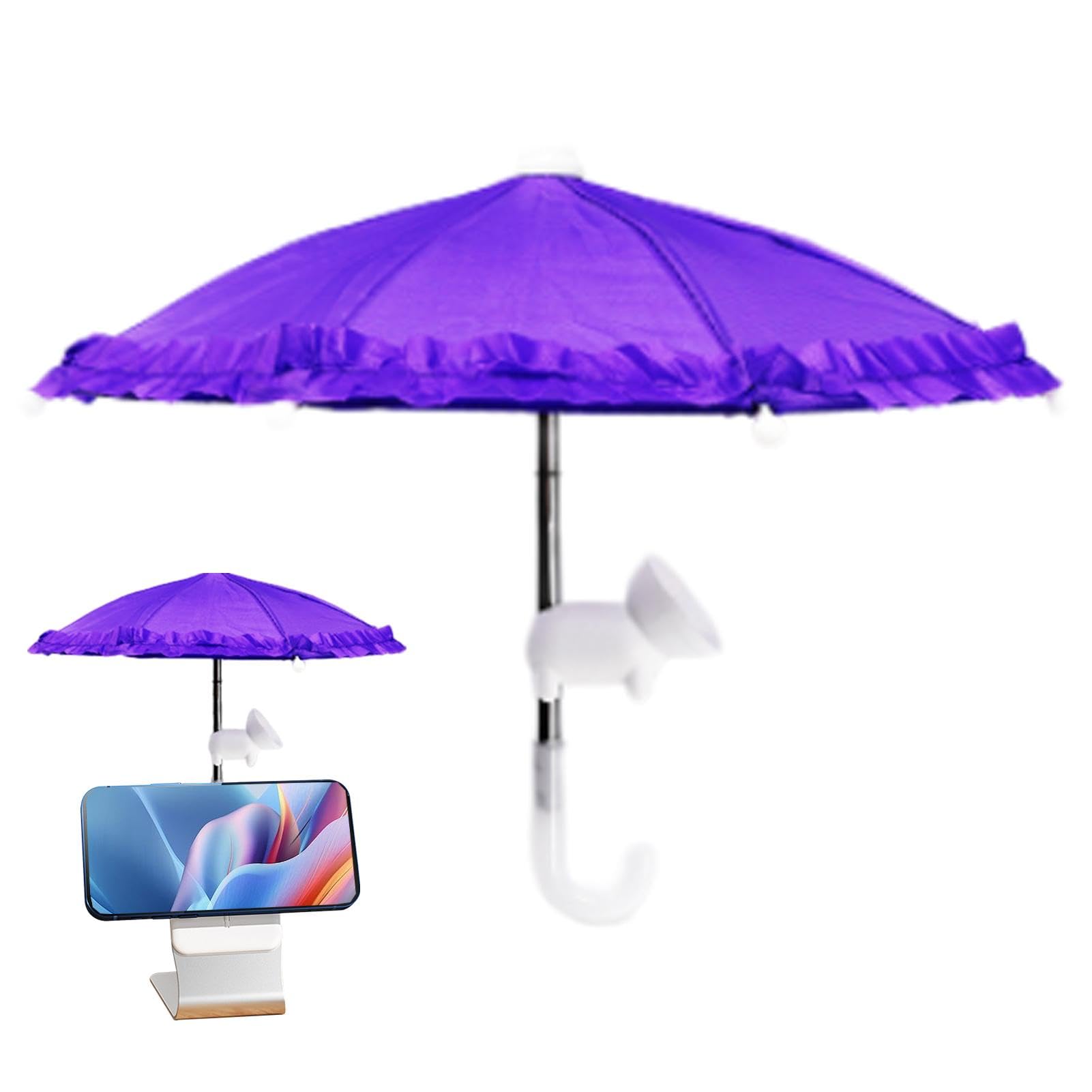 Pare-soleil pour téléphone portable, pare-soleil pour téléphone portable | Parapluie de téléphone réglable antireflet,Support de pare-soleil de téléphone portable à ventouse, couverture de