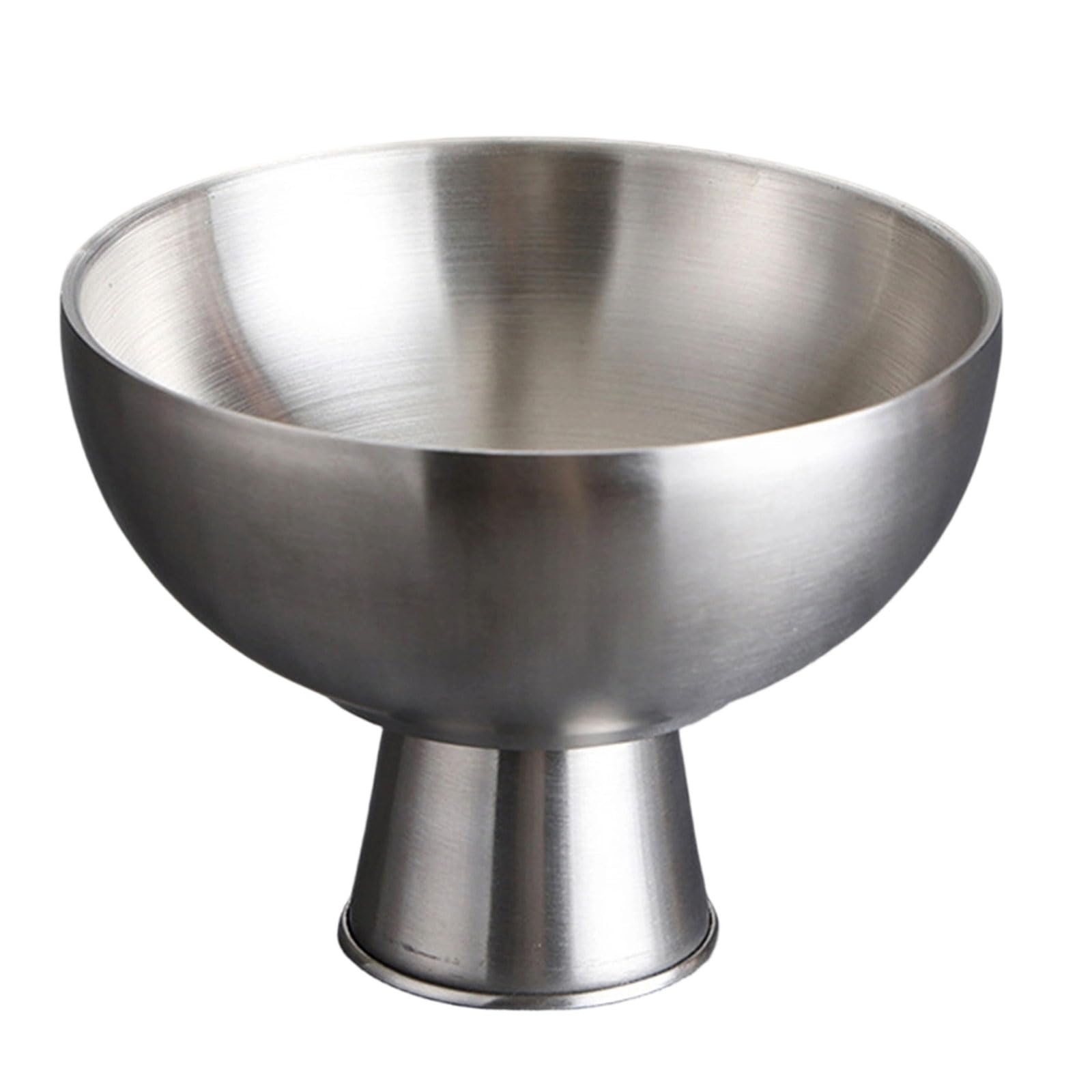 MURYE Walled Stainless Steel Dessert Cup for Ice Cream Puddings and Snacks Treats Bowl Perfect for Parties and Home Use Ice Cream Container