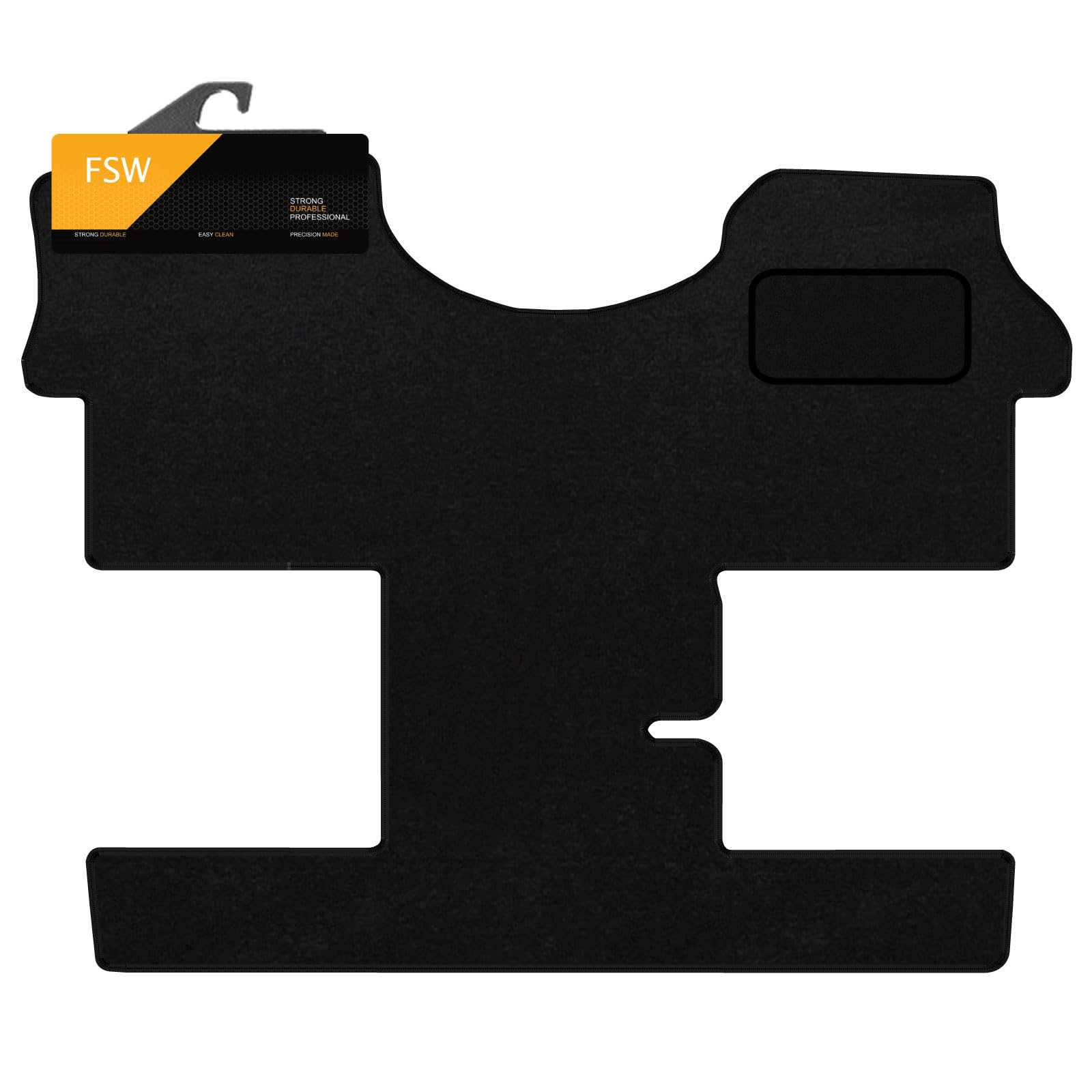 Full Set Black Carpet Floor Mats For Mercedes Sprinter Motorhome (2006-2021) – Fitted Front & Rear