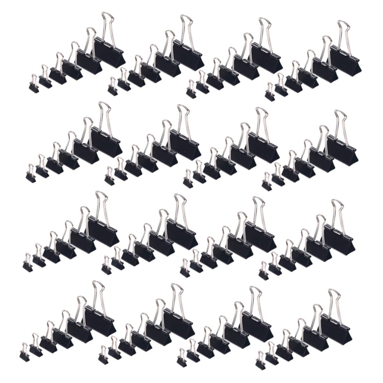 Tofficu 120 Fermagli Per Raccoglitori: Fermagli Per Ufficio E Casa - Presa Forte Per Documenti Spessi - Eleganti Fermagli Per Carta Con Finitura in Metallo Per Uso Professionale