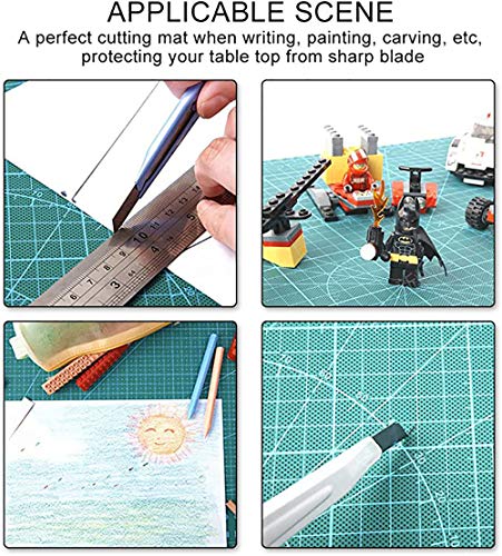 Yougoo Self-Healing Double-Sided Cutting Mat,PVC Polymer Clay DIY Sculpt Carve Handmade DIY Accessory Cutting Board Plate Platform A4 size